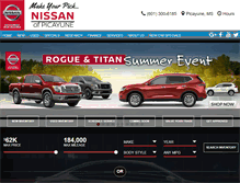 Tablet Screenshot of nissanofpicayune.com